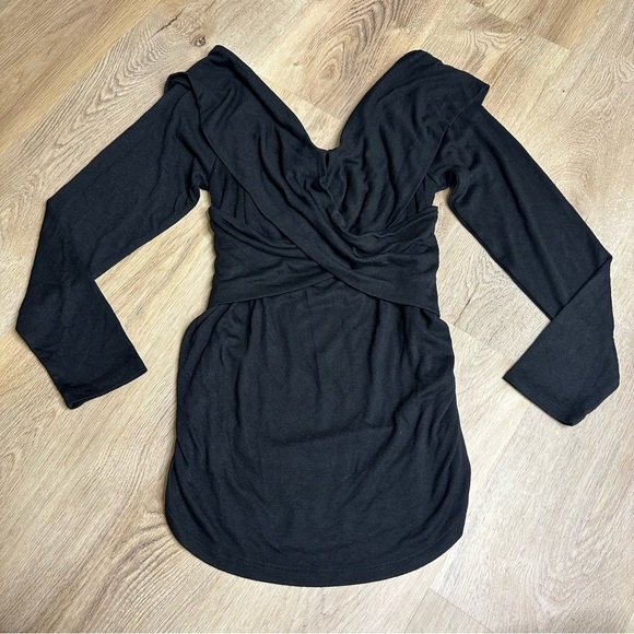 Isabel Maternity Crossover Long Sleeve Top size M - Picture 4 of 7